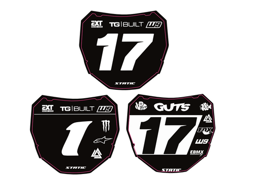 ODI Plate decal (Chrome glitter)