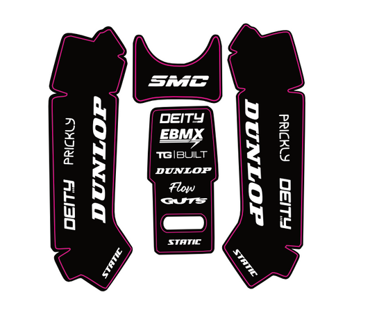 Surron battery stickers (Chrome glitter)