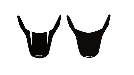 Surron rear fender decal (Chrome glitter)