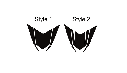 Talaria rear fender decal (Chrome glitter)