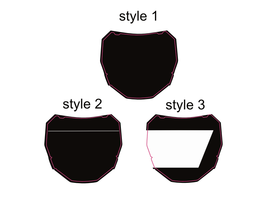 ODI Plate decal (Chrome glitter)