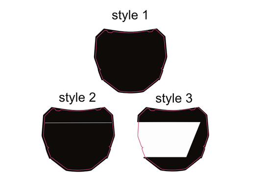 ODI Plate decal (Chrome glitter)