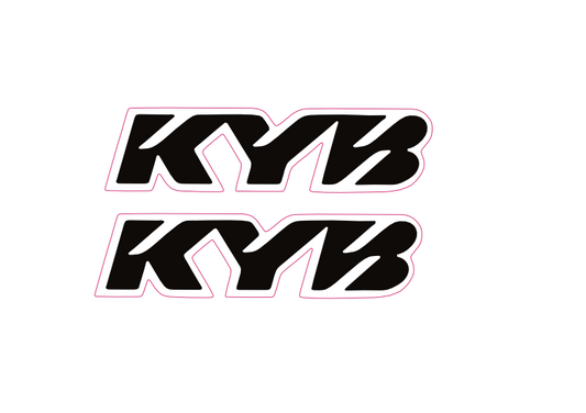 KYB fork stickers (chrome glitter)