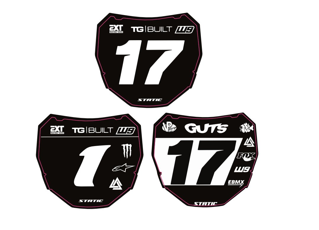 ODI Plate decal (Chrome glitter)