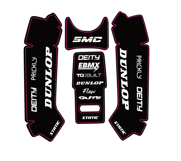 Surron battery stickers (Chrome glitter)